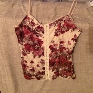 Corset style tank